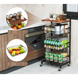 Costway Vroda Mobile Loft-Style Shelving Unit