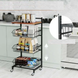 Costway Vroda Mobile Loft-Style Shelving Unit