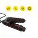 Скакалка для кроссфита Cornix Speed Rope Classic XR-0354 с утяжелителем, черная/красная &mdash; фото 4