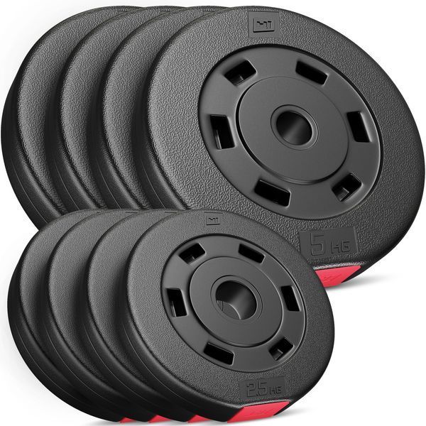 Hop-Sport Premium set with barbell and straight bar, 39&ndash;59 kg, 39 kg, HS-1080