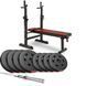Hop-Sport Premium set with barbell and straight bar, 39&ndash;59 kg, 39 kg, HS-1080