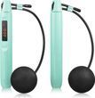 Розумна скакалка Gymtek Smart з дисплеєм і Bluetooth, бірюзова