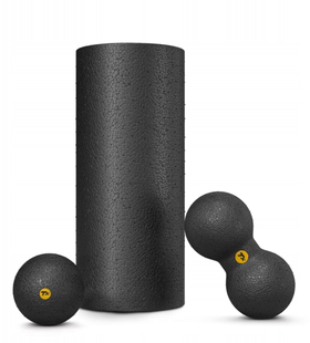 Набір масажерів Trex Sport TX-035EPS 3в1 для йоги та фітнесу, EPP, 33 см, чорний 5902308233362 фото