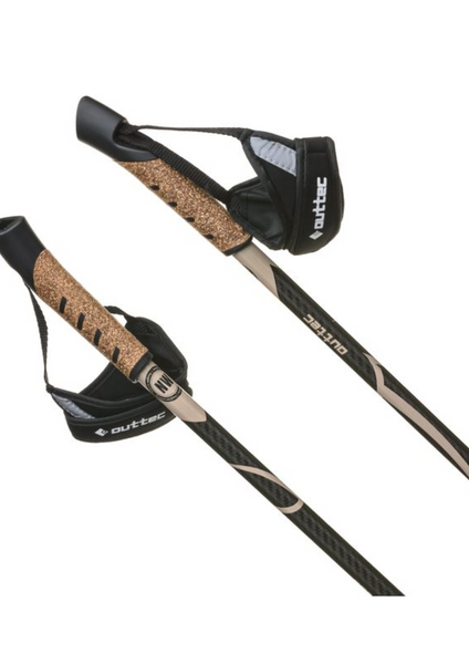 Outtec carbon trekking poles 110 cm, 1-section Anti-shock