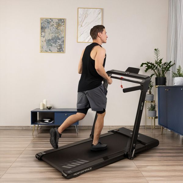 Gymtek XT700 Treadmill, electric, folding, up to 135 kg, black