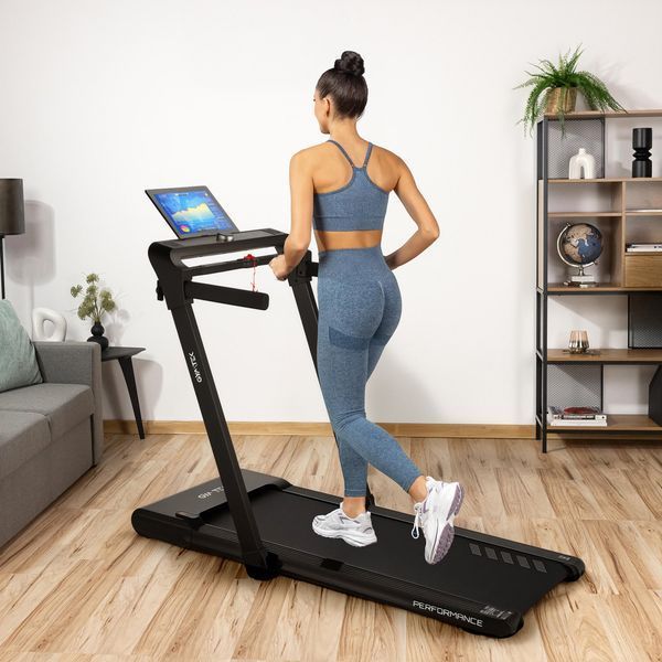 Gymtek XT700 Treadmill, electric, folding, up to 135 kg, black
