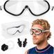 Aquaget AQ0018 training swimming goggles, clear lenses, white