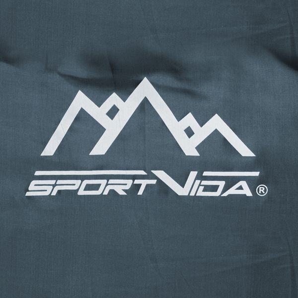 SportVida SV-CC0063 Blanket Sleeping Bag with Hood, +2&hellip;+21 &deg;C, Green/Red