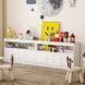 Costway Toy Storage Sideboard for Kids&rsquo; Toys and Books with Drawers and Doors, White