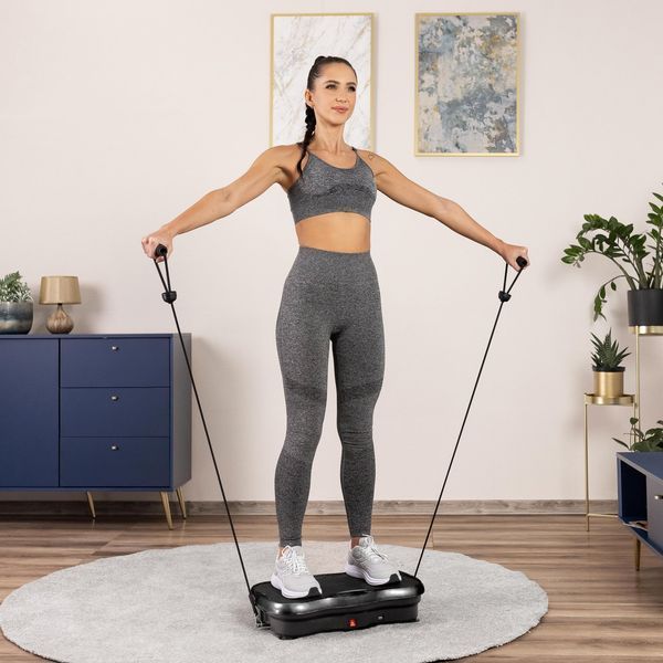 Вібраційна платформа Gymtek XP500 Black, до 180 кг, чорний 5907766660002 фото