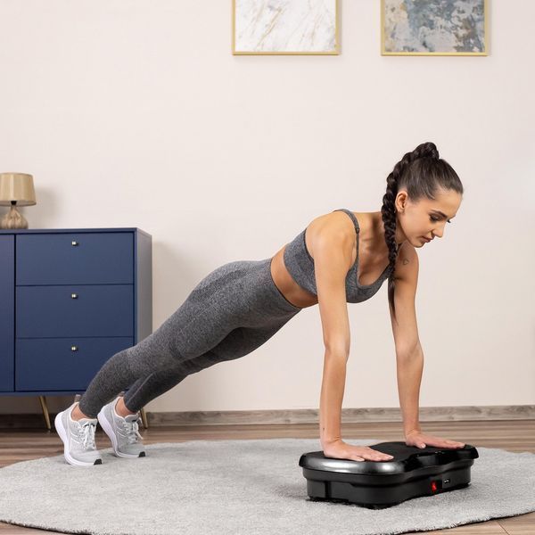 Вібраційна платформа Gymtek XP500 Black, до 180 кг, чорний 5907766660002 фото