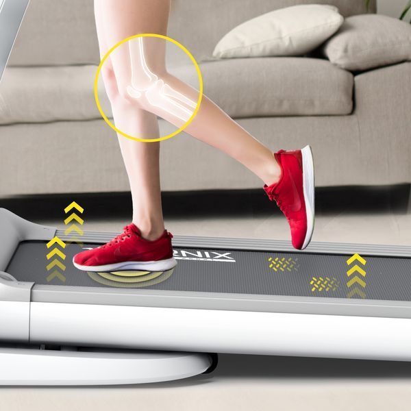Cornix Laura Treadmill, Electric, Folding, White/Grey