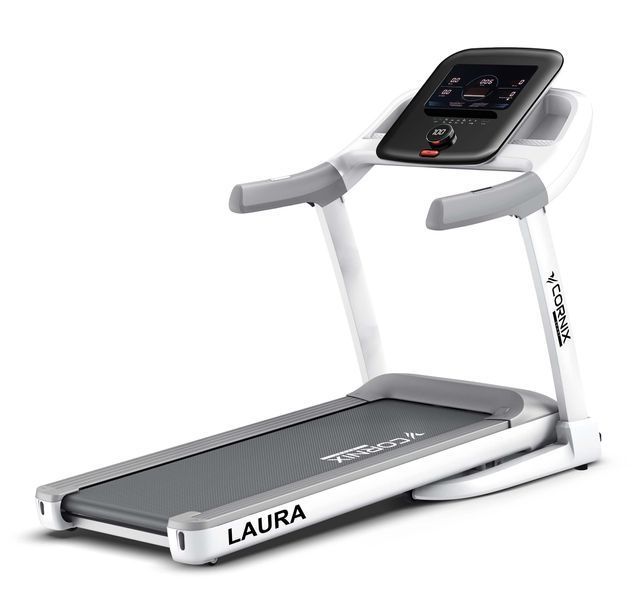 Cornix Laura Treadmill, Electric, Folding, White/Grey