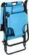 Foldable Outtec Luverno lounge chair, turquoise