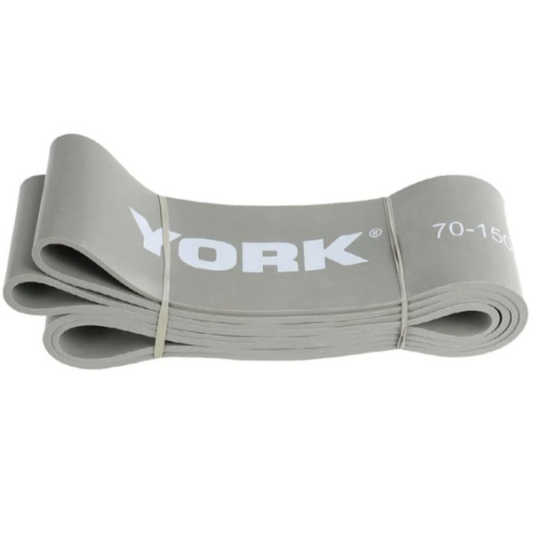 York Fitness resistance band 35-75 kg - 2080 &times; 85 &times; 4.5 mm, Latex, resistance 35-75, grey