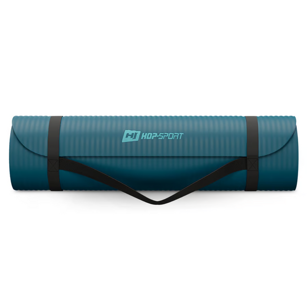 Коврик для йоги Hop-Sport HS-NB010GM NBR 1 см темний морський