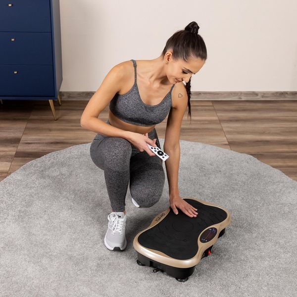 Gymtek XP500 Gold Vibration Platform, up to 180 kg, gold