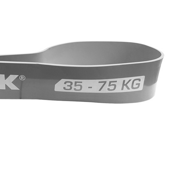 York Fitness resistance band 35-75 kg - 2080 &times; 85 &times; 4.5 mm, Latex, resistance 35-75, grey