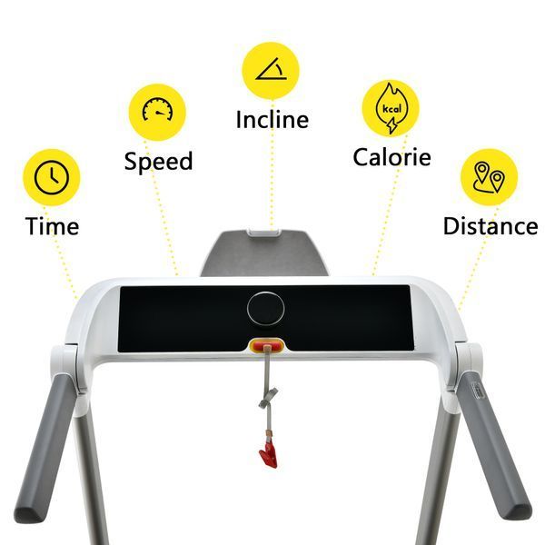 Cornix Tina Treadmill, Electric, Folding, White/Grey