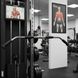 Ручка для верхньої тяги York Fitness 91 см вигнута з гумовими рукоятками, хром