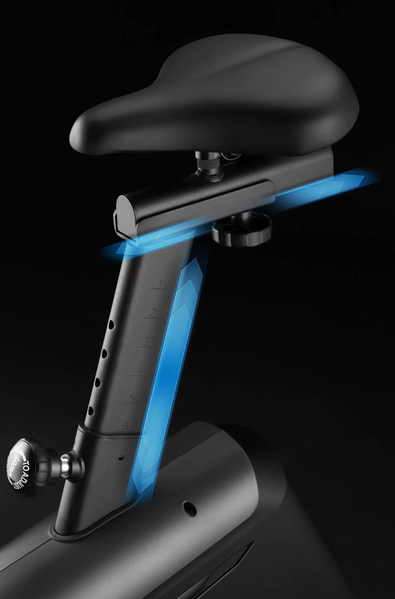 Gymtek XB4500 Electromagnetic Exercise Bike, Up to 140 kg, Blue