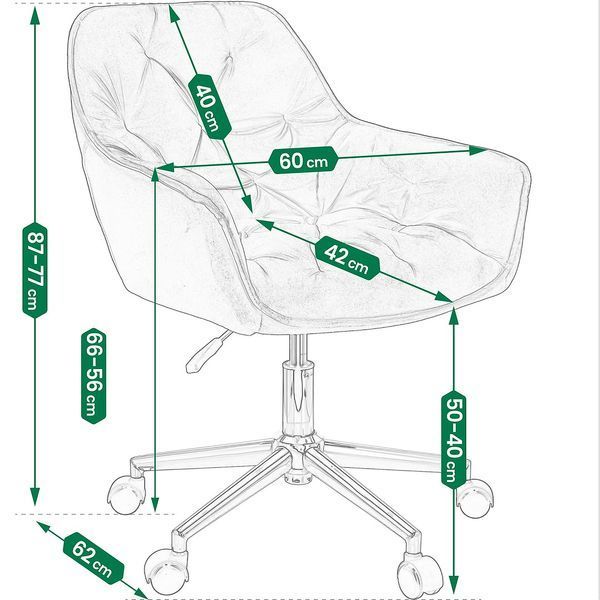 Jumi LARGO Office Chair, Gray