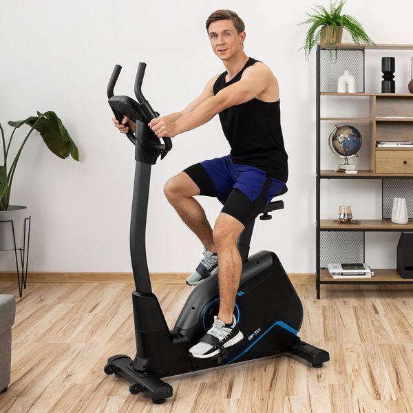 Gymtek XB4500 Electromagnetic Exercise Bike, Up to 140 kg, Blue
