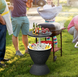 Costway Curver Cooler Table with Adjustable Height 30L, Black