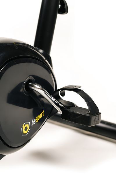 Велотренажер Besport BS-1430 EasyRide, до 110 кг, чорно-жовтий