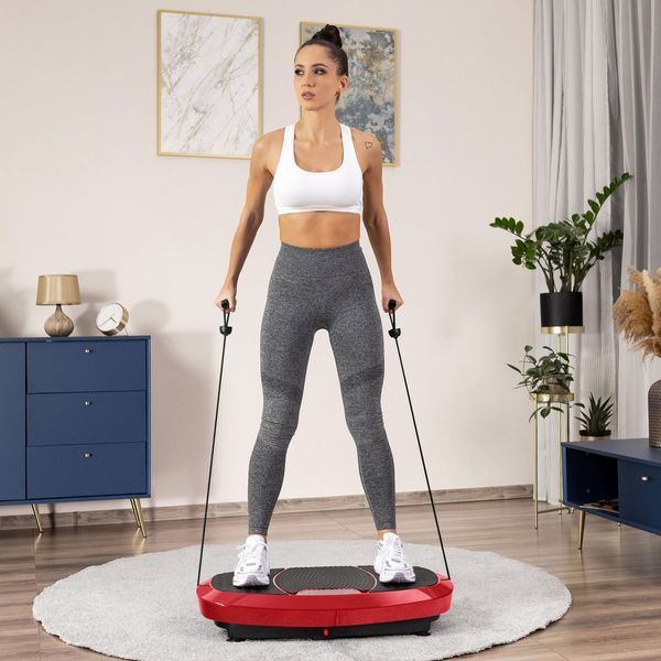 Вібраційна платформа Gymtek 3D XP750 Red, до 180 кг, червоний 5907766660118 фото