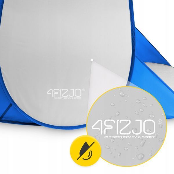 Намет пляжний 4FIZJO Pop-Up 195 x 120 см саморозкладний Blue/Grey (P-5905973405157) &mdash; фото