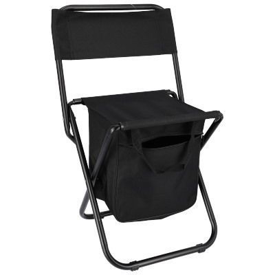 Jumi FisherBuddy Folding Camping Chair with Backrest, Camouflage