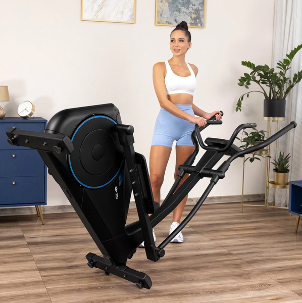 Gymtek XC4500 Electromagnetic Elliptical Trainer, Up to 140 kg, Blue