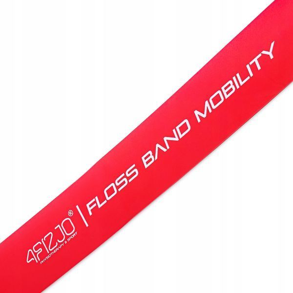 4FIZJO Floss Band Compression Band for Flossing 207 &times; 5 &times; 0.1 cm Red