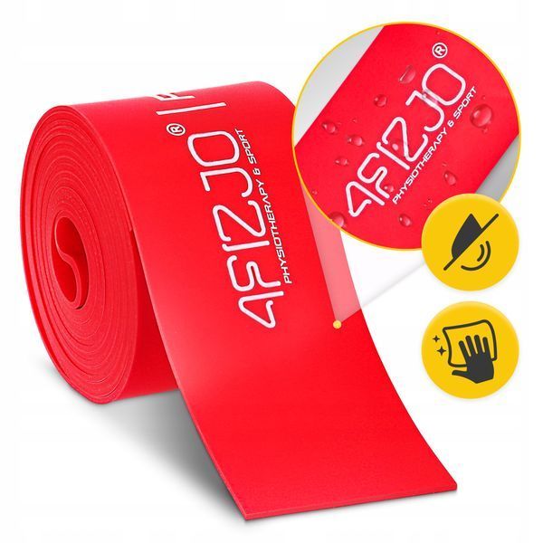 4FIZJO Floss Band Compression Band for Flossing 207 &times; 5 &times; 0.1 cm Red