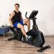 Gymtek XBR6000 Electromagnetic Recumbent Exercise Bike, Up to 150 kg, Blue