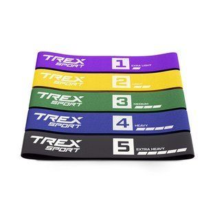 Набір резинок для фітнесу Trex Sport TX-033PRA 2,5-25 кг set A, розмір 6, Поліестер, опір 2,5-25 5902308235083 фото