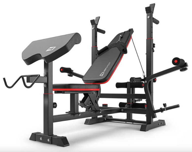 Elitum Titan Set with Bench, Barbell and Dumbbells, 68&ndash;109 kg, 89 kg, HS-1075 Pro