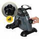 Mini Exercise Bike 4FIZJO Active 2 in 1 for Arms and Legs Grey/Black