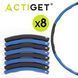 Actiget ACT0133 Waist Hula Hoop 88 cm, 1 kg, Blue/Grey