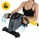 Mini Exercise Bike 4FIZJO Active 2 in 1 for Arms and Legs Grey/Black