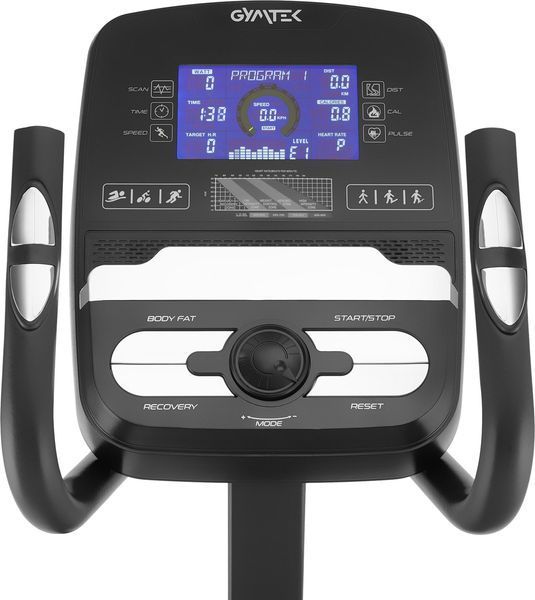 Gymtek XCF6100 electromagnetic elliptical trainer, up to 135 kg, black