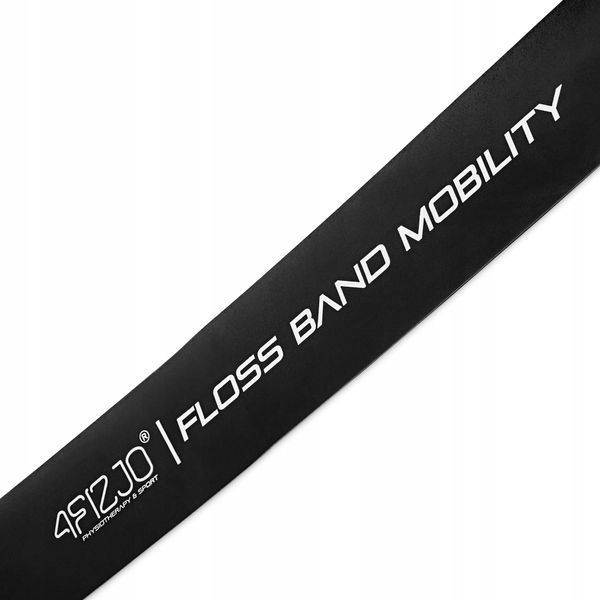 Компрессионная лента для флоссинга 4FIZJO Floss Band 207 &times; 5 &times; 0.15 см Black &mdash; фото