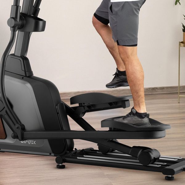 Gymtek XCF6100 electromagnetic elliptical trainer, up to 135 kg, black