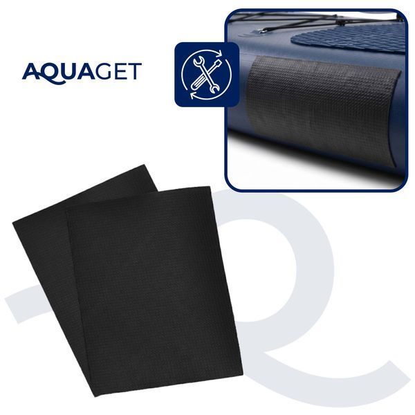 Надувная SUP-доска Aquaget AQ0047, 320 см, двухслойная, черная/фиолетовая &mdash; фото