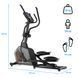Gymtek XCF6100 electromagnetic elliptical trainer, up to 135 kg, black
