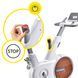 Велотренажер спинбайк Cornix Eliza, электромагнитный, белый/серый &mdash; фото 9