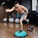 Балансувальна півсфера Gymtek Flex Core Half Ball 58 см з еспандерами + насос, блакитний &mdash; фото 6