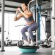 Балансувальна півсфера Gymtek Flex Core Half Ball 58 см з еспандерами + насос, блакитний &mdash; фото 3