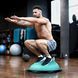 Балансувальна півсфера Gymtek Flex Core Half Ball 58 см з еспандерами + насос, блакитний &mdash; фото 2